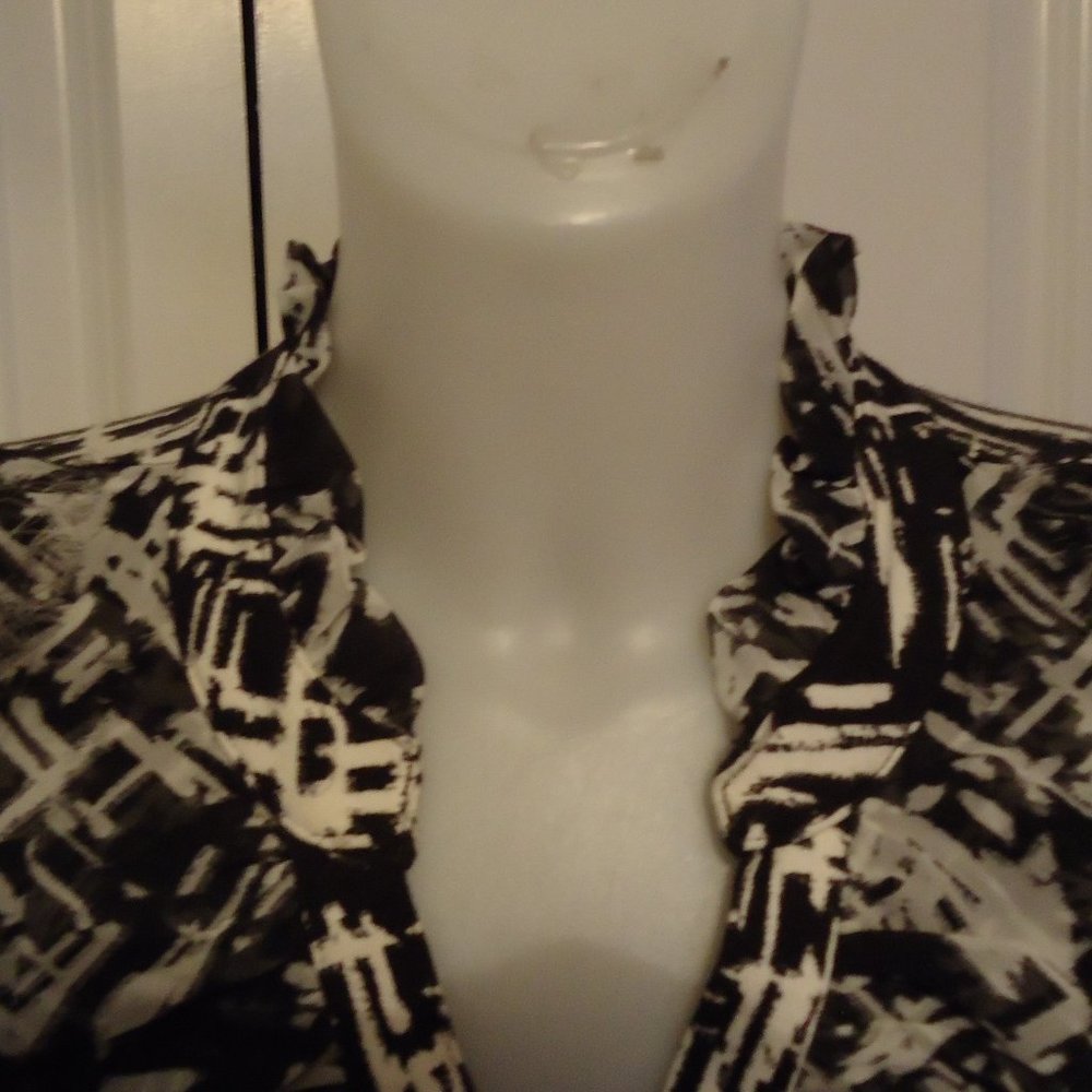 Ruffled Neck Dress